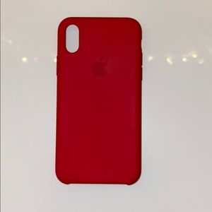 red iphone x case